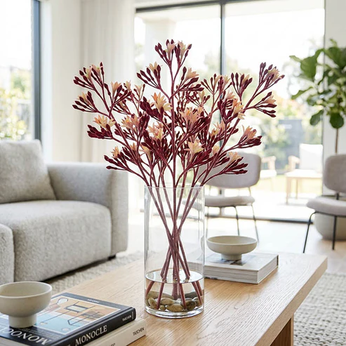 Native Artificial Kangaroo Paw Spray Dark Fushsia (83cmH)