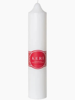 Church Pillar Candle White 5x20cmH