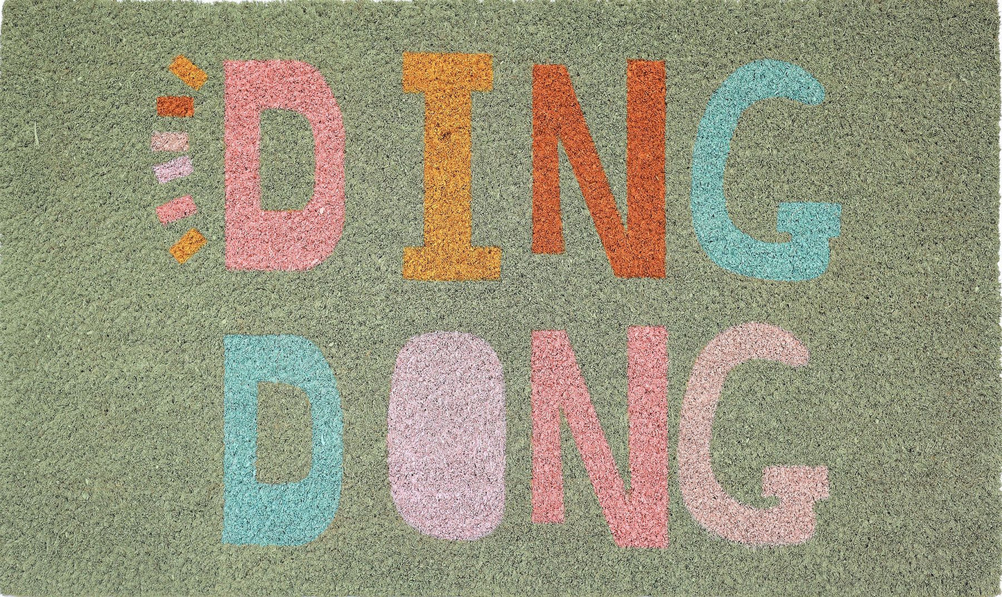 Ding Dong Doormat Colourful 45x75cm