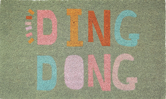 Ding Dong Doormat Colourful 45x75cm