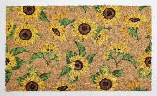 Sunflowers Doormat Yellow 45x75cm