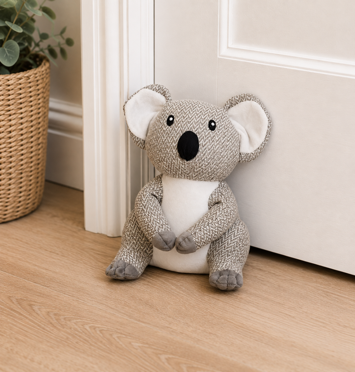 Koala Door Stopper Grey 26cm