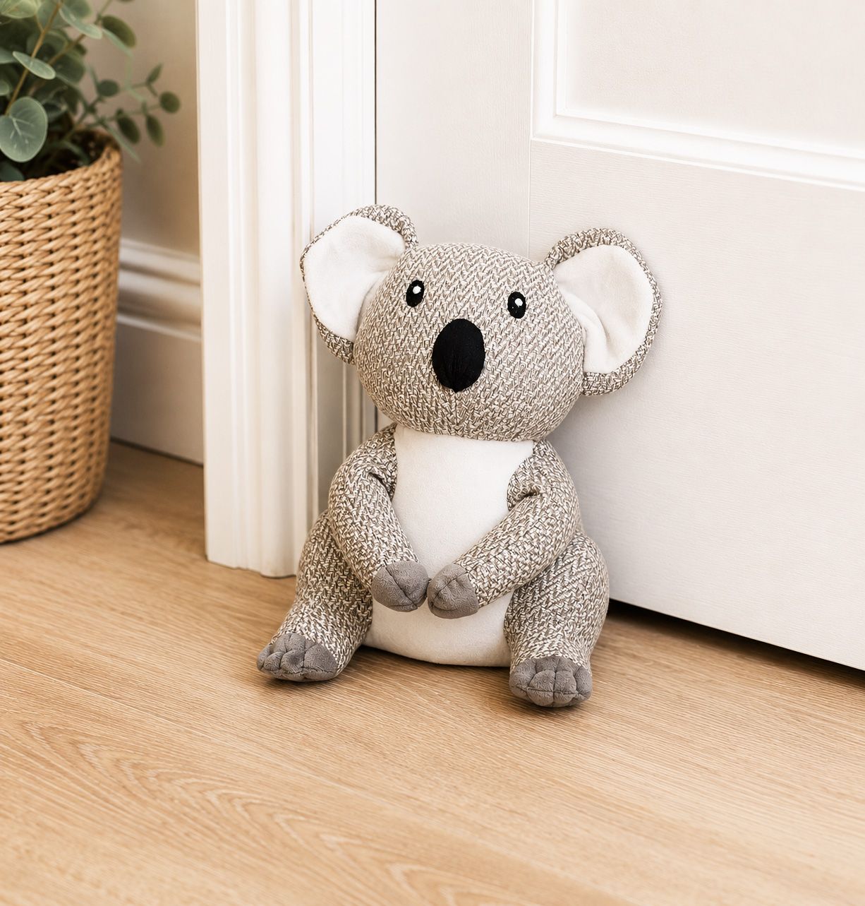 Koala Door Stopper Grey 26cm