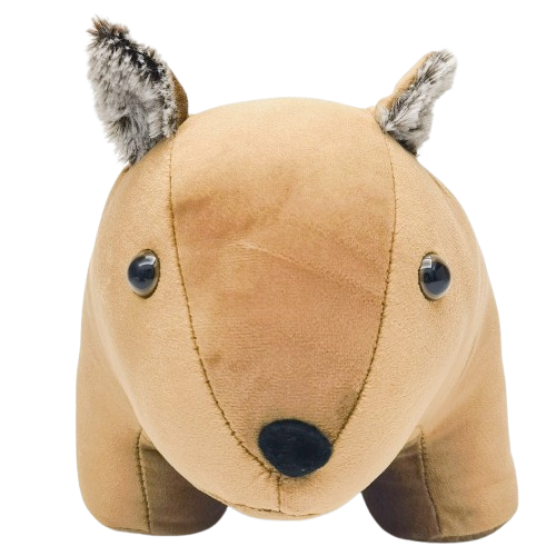 Wombat Door Stopper Brown 18cm