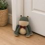 Frog Doorstopper Green 28cm
