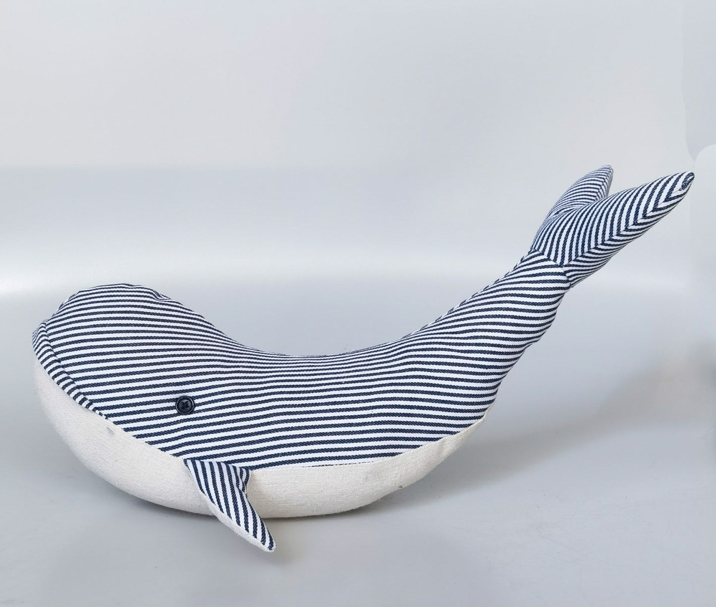Whale Doorstopper Blue 22cm
