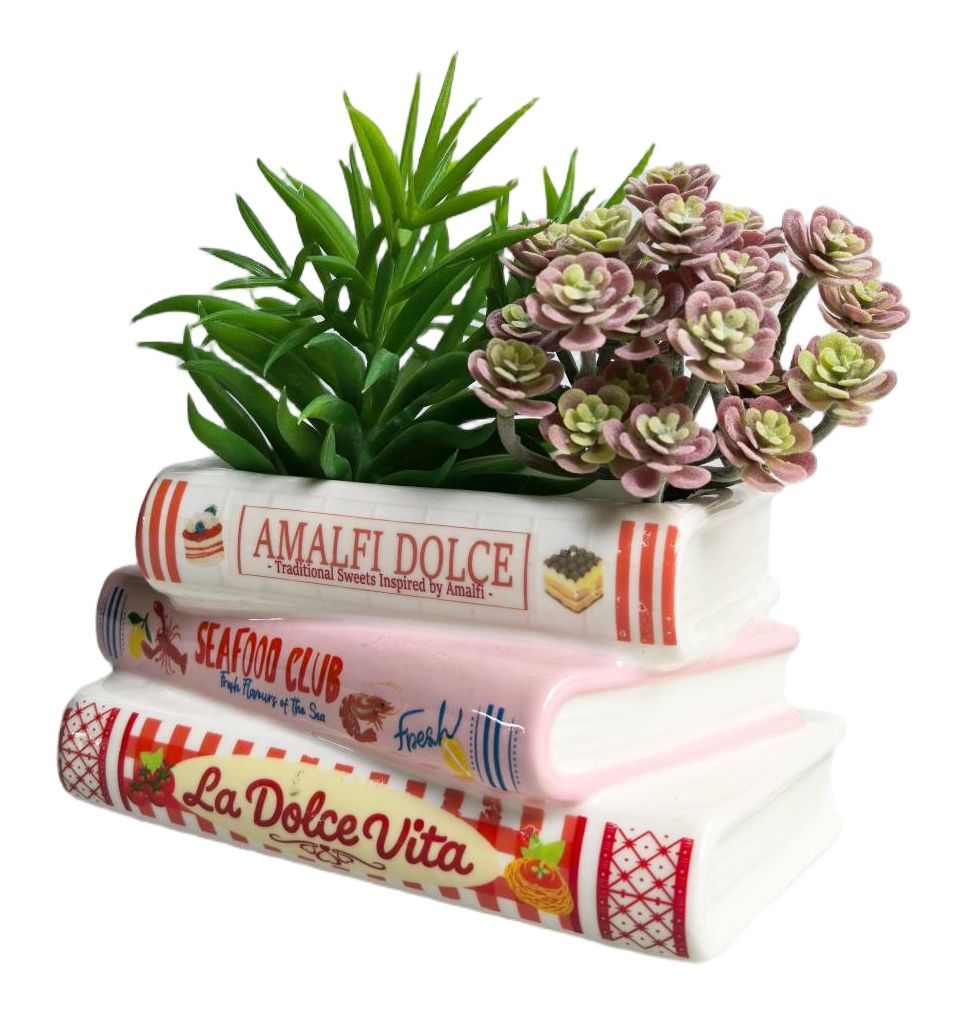 La Dolce Vita Cookbook Planter Pink - ETA 15/09/2026